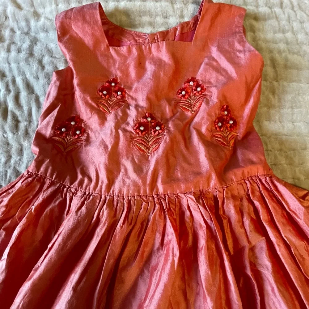 Lot of 2 Stunning Violet & Rose Tea Party Dresses Costumes Princess Role Play